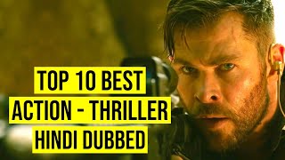 Top 10 Best Action Thriller Hollywood Movies In Hindi Dubbed [upl. by Hollington]