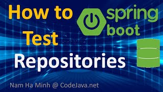 How to Test Repositories in Spring Boot [upl. by Rosio]