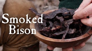 Smoked Bison  Historical Meat Preservation  The American Frontier [upl. by Barclay910]