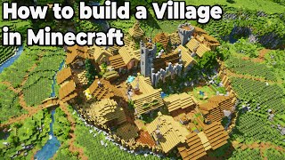 How to build an Awesome Village in Minecraft 115 Survival [upl. by Middlesworth926]