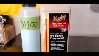 Meguiars M100 Reivew  Better than M105 [upl. by Ahsertal]