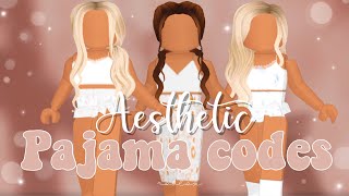 ✰ Aesthetic PAJAMA CODES ✰ ROBLOXBloxburg [upl. by Lawson]