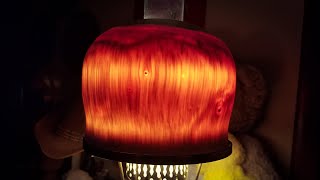 Woodturning a Lamp Shade from a Log [upl. by Nileek]