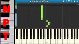 How to Play Royals On Piano  Lorde  Synthesia Tutorial [upl. by Henricks]