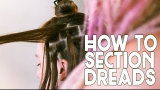 How To Section Dreadlocks [upl. by Mckay]