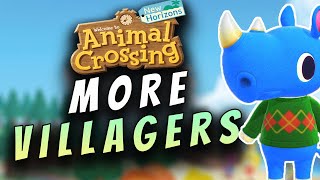 How to ADD VILLAGERS  Animal Crossing New Horizons How to Add More Villagers [upl. by Aihsatsan]