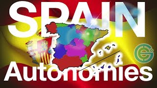 Autonomous regions of SPAIN explained Geography Now [upl. by Nork]