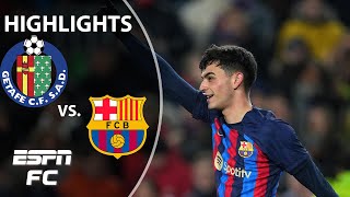 Barcelona vs Getafe  LaLiga Highlights  ESPN FC [upl. by Anallese]