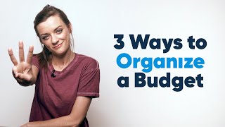 3 Ways to Organize a Budget [upl. by Ahsinat]