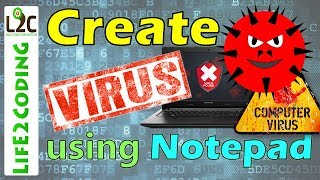 How to Create a Virus using Notepad [upl. by Schott888]