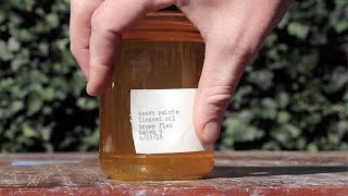 Making linseed oil a process [upl. by Ailemaj995]