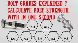 Bolt grade explained [upl. by Tabina]