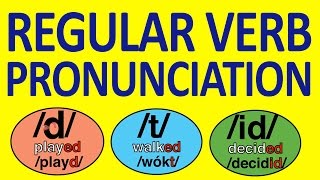 REGULAR VERBS PRONUNCIATION 23 06 2013 [upl. by Noy393]