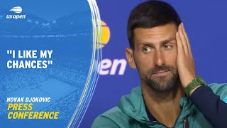 Novak Djokovic Press Conference  2023 US Open Semifinal [upl. by Erminie]