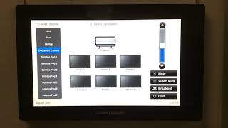 How To    Use the Crestron Touch Panel [upl. by Cooke]