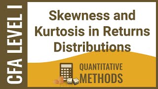 CFA Level I Quant  Skewness and Kurtosis in Returns Distributions [upl. by Forrest526]