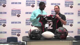 All American Laquon Treadwell Under Armour Jersey Presentation Uncut [upl. by Ojaras]