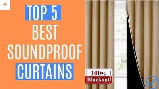 5 Best Soundproof Curtains 2024 That Really Work [upl. by Johm]