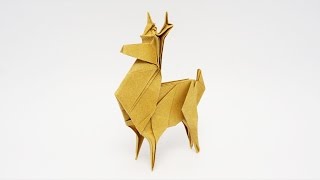 ORIGAMI REINDEER Jo Nakashima  reupload [upl. by Hollister]