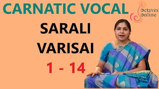 Sarali Varisai  1  14 All three speeds [upl. by Fridell]