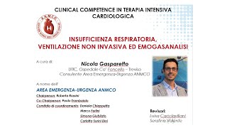 Insufficienza respiratoria ventilazione non invasiva ed emogasanalisi [upl. by Nyladgam701]