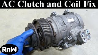 How to Remove and Replace an AC Compressor Clutch and Bearing Long Version [upl. by Veradia225]