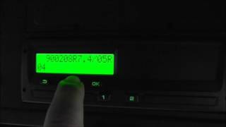 Stoneridge Tachograph How To Access Info On The Display [upl. by Halullat]