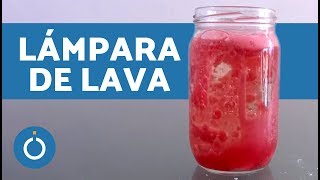 Lámpara de lava casera  Manualidades fáciles [upl. by Eceerahs]