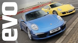 Porsche 911 Carrera 4S v Carrera 2S  evo TRACK BATTLES [upl. by Ennayram]