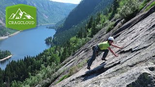 Rock Climbing in Norway Multi Pitch Climbing in Setesdal [upl. by Hastings]