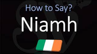 How to Pronounce Niamh CORRECTLY Irish Names Pronunciation [upl. by Catlaina686]