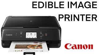 EDIBLE IMAGE PRINTER Unboxing  Setup  Canon Pixma Review [upl. by Alauqahs]