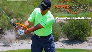 Power Package The Most Effective Training Aid In Golf [upl. by Yesmar803]