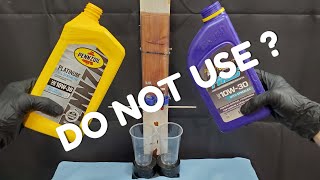 Pennzoil Platinum Engine oil VS Royal purple HPS Full synthetic [upl. by Llerad]