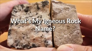 IgnRxHow to Observe and Name Granite and Rhyolite Igneous Rock [upl. by Nnaylrebmik427]