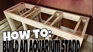 How to Build an Aquarium Stand [upl. by Seuqramed]