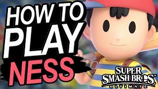 How To Play Ness In Smash Ultimate [upl. by Anua]