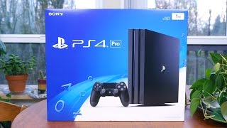 PlayStation 4 Pro Unboxing Setup and First Impressions [upl. by Lucia]