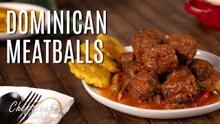 Dominican Style Meatballs  Albondigas Guisadas Dominicanas  Chef Zee Cooks [upl. by Lilla]