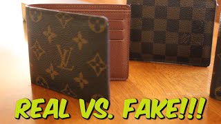 HOW TO Tell the Difference Between a RealFake Louis Vuitton Wallet [upl. by Philipps]