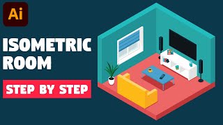 Learn Skills For QUALITY ISOMETRIC DESIGN  Illustrator Isometric House Tutorial [upl. by Soll]