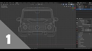 Blender 28 Car Modeling Turtorial Part  1 Preparing The Workspace [upl. by Ellivro109]