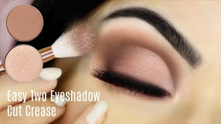 Easy Eye Makeup Using Two Eyeshadows  Monday Makeup Lessons [upl. by Lennahs]