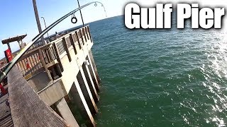 Pier Fishing for Beginners  Easy Fishing at the Gulf State Park Pier [upl. by Kristina303]