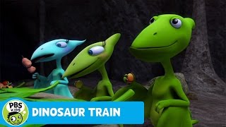 DINOSAUR TRAIN  Hurricane Hideout  PBS KIDS [upl. by Ahsiuqram]