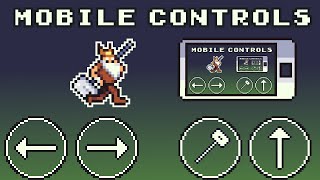 How to add MOBILE CONTROLS in Godot [upl. by Arremat]