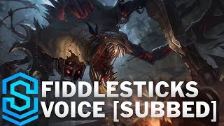 Voice  Fiddlesticks SUBBED  English [upl. by Khan]