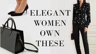 15 pieces every ELEGANT Woman owns  Fashion Over 40 [upl. by Lizabeth]