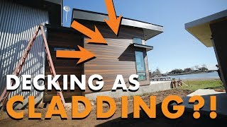 Can Composite Decking Be Used as Cladding  TimberTips [upl. by Nyraf]