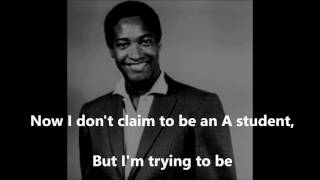 Wonderful World SAM COOKE with lyrics [upl. by Wycoff596]